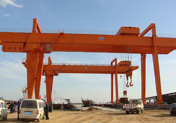 Double beam gantry crane