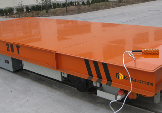 KPX Rail mounted battery transfer cart