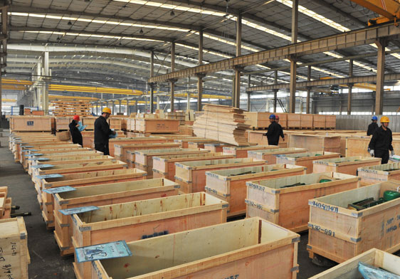 Products packaged for shipment
